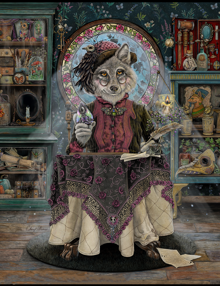 AB Diamond Painting - Full Round - Miss Eleanor - The Mystic (40*50CM)
