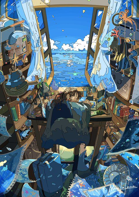 AB Diamond Painting - Full Round - Anime Girl (40*50CM)