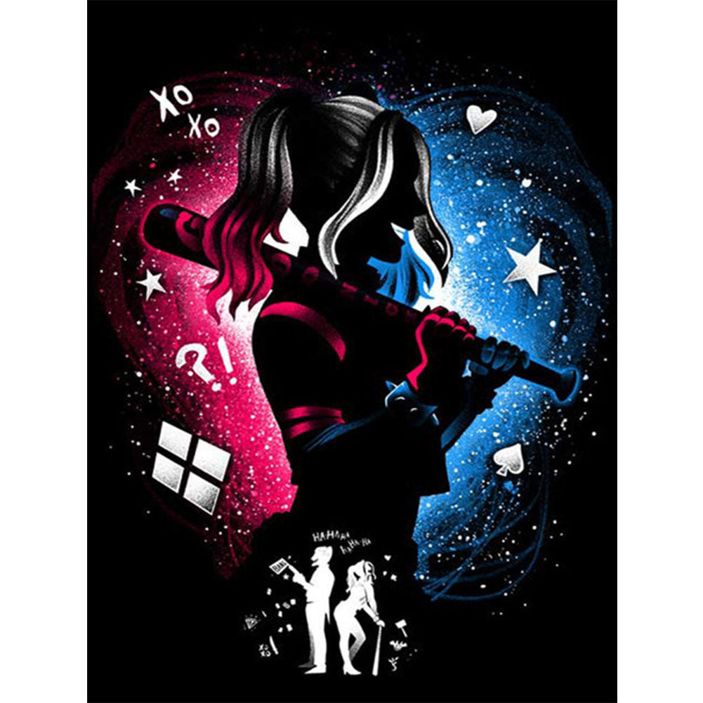 Diamond Painting - Full Round - people silhouette (30*40CM)