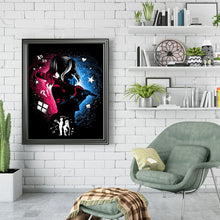 Load image into Gallery viewer, Diamond Painting - Full Round - people silhouette (30*40CM)
