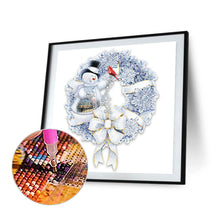 Load image into Gallery viewer, Diamond Painting - Full Round - christmas wreath (30*30CM)
