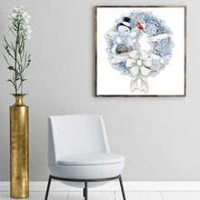 Load image into Gallery viewer, Diamond Painting - Full Round - christmas wreath (30*30CM)
