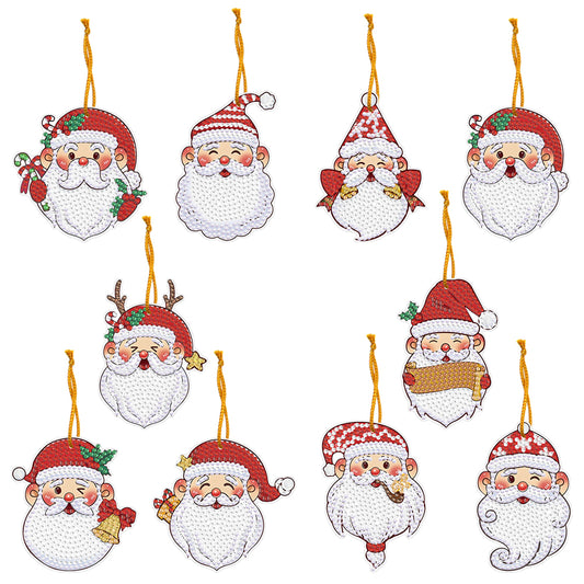 10pcs Cartoon Pendant Spot DIY Rhinestone Pendant Home Decoration (GS205)