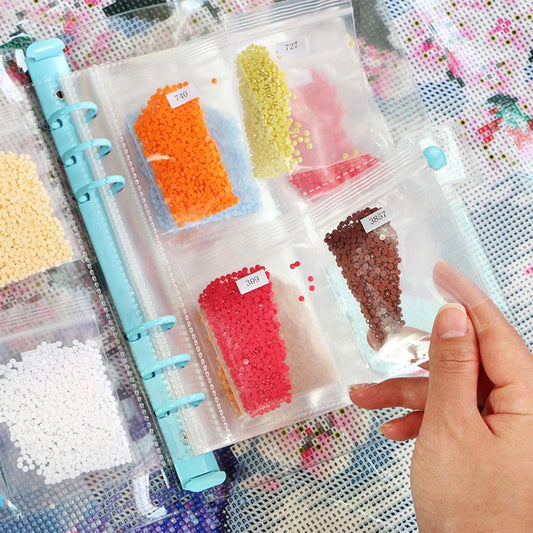 Number Label Stickers for Diamond Painting Storage Box Bottle (Black White)