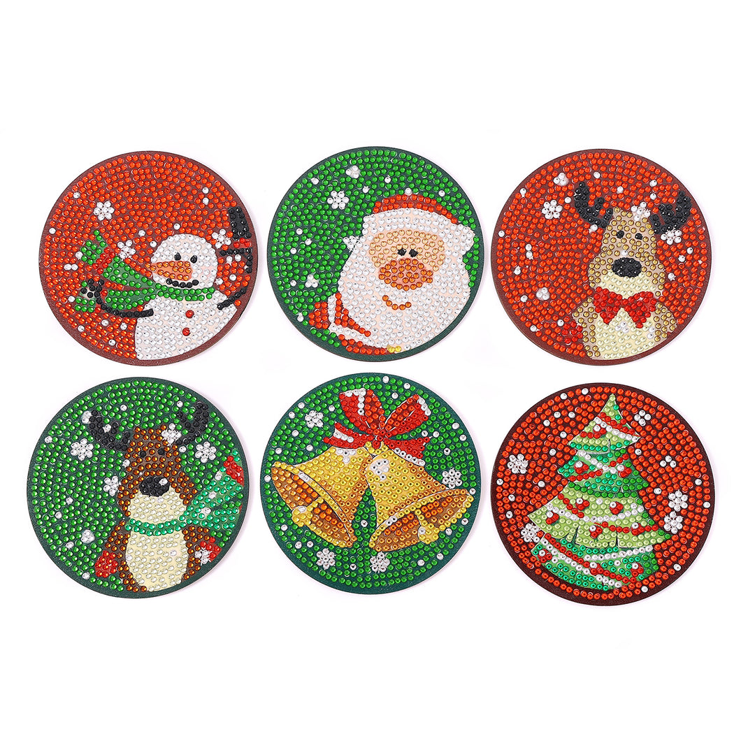 Full Diamond Coaster 5D Special Shaped Drill Cup Cushion for Decoration (AA1121)