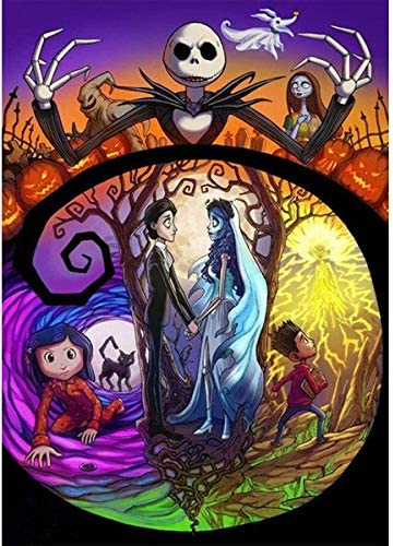 AB Diamond Painting - Full Round - Halloween Ghost Bride (40*55cm)