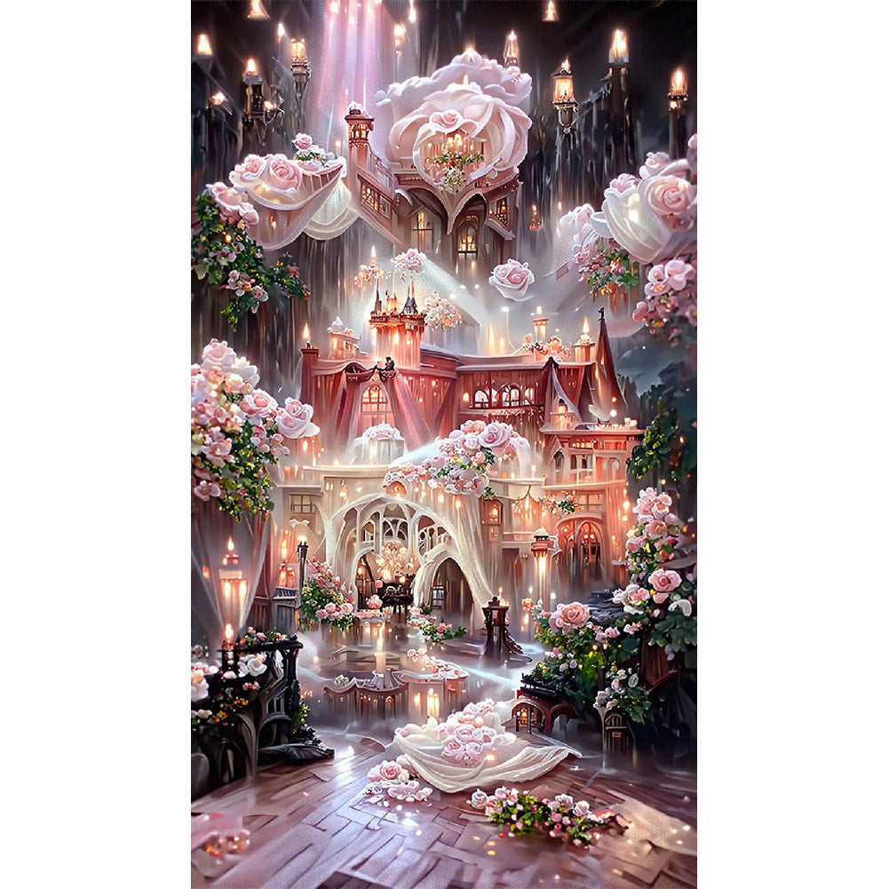 Diamond Painting - Full Square - Rose Manor (40*70CM)