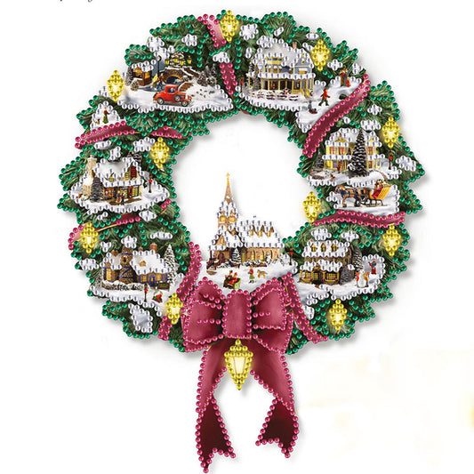 Diamond Painting - Partial Special Shaped - wreath (30*30CM)