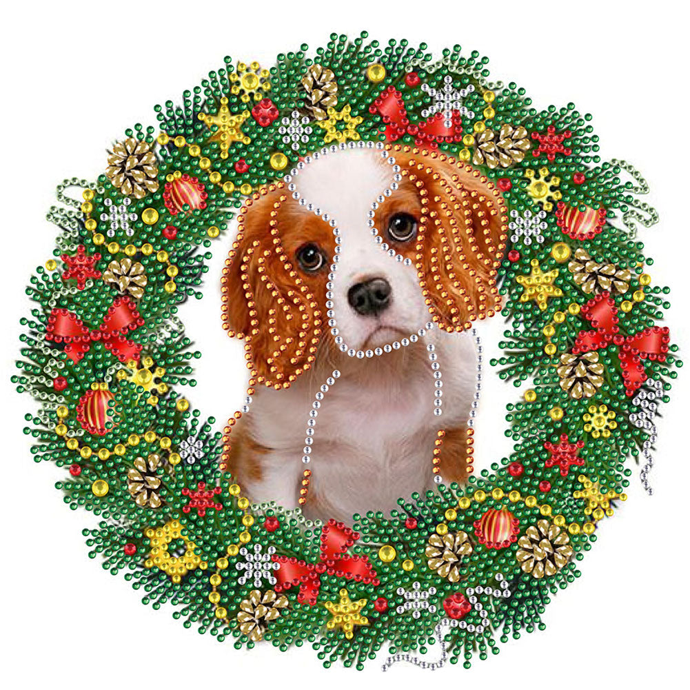 Diamond Painting - Partial Special Shaped - wreath (30*30CM)