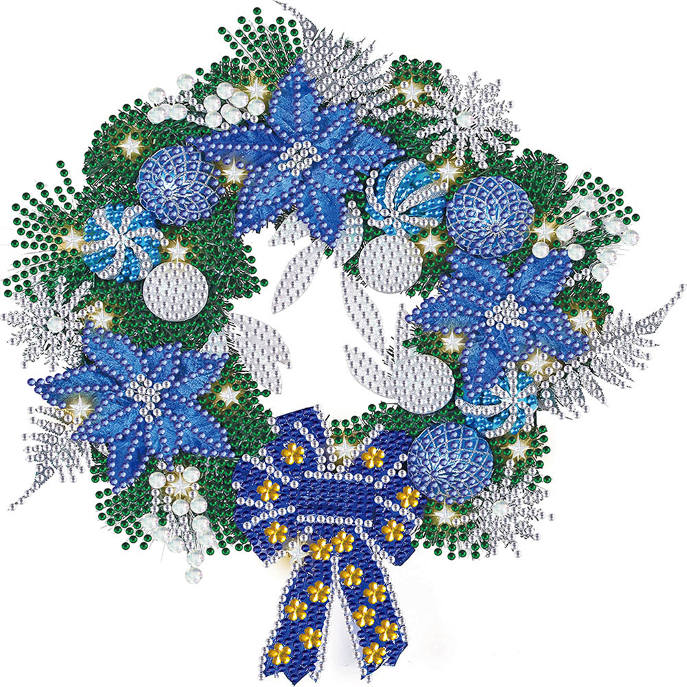 Diamond Painting - Partial Special Shaped - wreath (30*30CM)