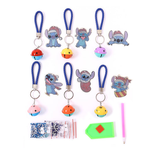 Active Stitzer DIY Diamonds Painting Keychain Acrylic Crystal Crafts (AA1200-3)