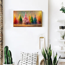 Load image into Gallery viewer, Diamond Painting - Full Round - painted trees (80*40CM)
