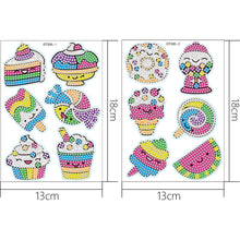 Load image into Gallery viewer, DIY Gem Art Sticker Cute Stickers Paint by Numbers for Kids Adult (BT086)
