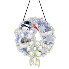 Load image into Gallery viewer, 25cm DIY Christmas Wreath Art Acylic Crystal Rhinestone Hanging Crafts (HH067)
