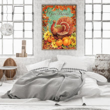 Load image into Gallery viewer, Diamond Painting - Full Round - Thanksgiving Turkey (30*40CM)
