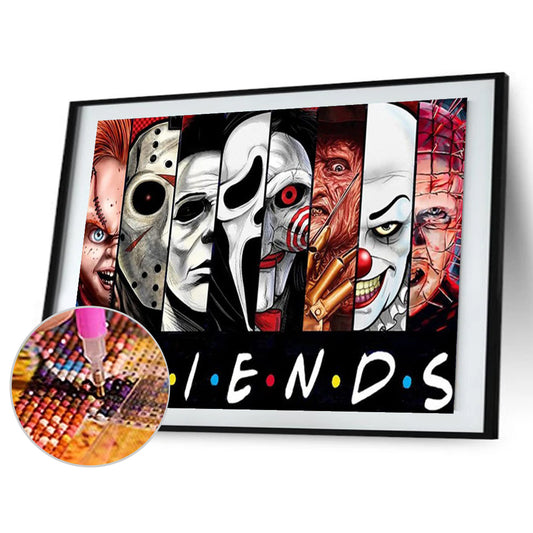 Diamond Painting - Full Round - horror movie (55*35CM)