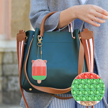 Load image into Gallery viewer, 6pcs/set Diamond Painting Keychains Acrylic DIY Key Chains Charm Crafts (YSK112)
