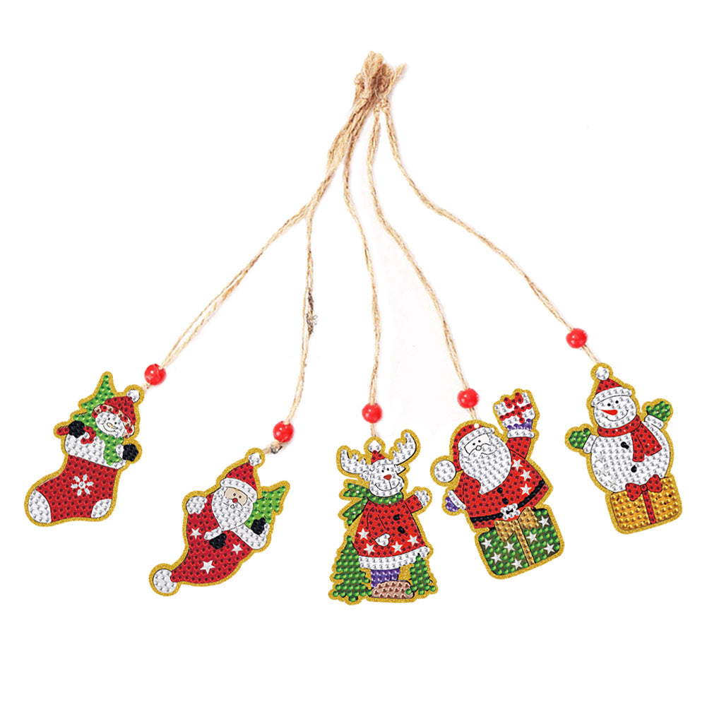5pcs Diamond Painting Decoration Handmade for Children Christmas Gift (GP017)