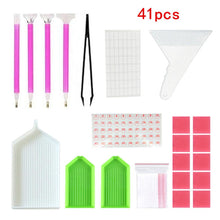Load image into Gallery viewer, Diamond Painting Tools Set Tweezer Drill Pen Rhinestone Picture Tools Kit
