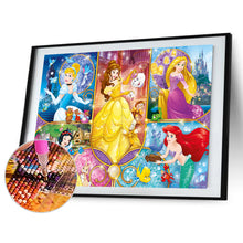 Load image into Gallery viewer, Diamond Painting - Full Round - Disney Princess (40*30CM)
