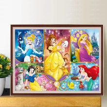 Load image into Gallery viewer, Diamond Painting - Full Round - Disney Princess (40*30CM)
