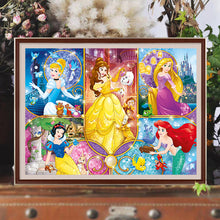 Load image into Gallery viewer, Diamond Painting - Full Round - Disney Princess (40*30CM)
