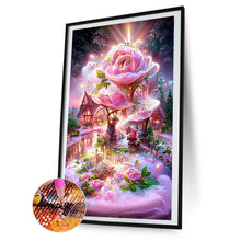 Load image into Gallery viewer, Diamond Painting - Full Round - rose castle (40*70CM)
