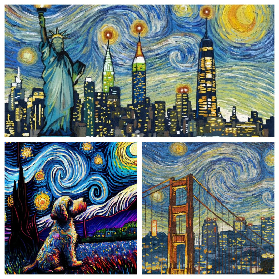 AB Diamond Painting - Full Round - Starry Sky (40*60cm)