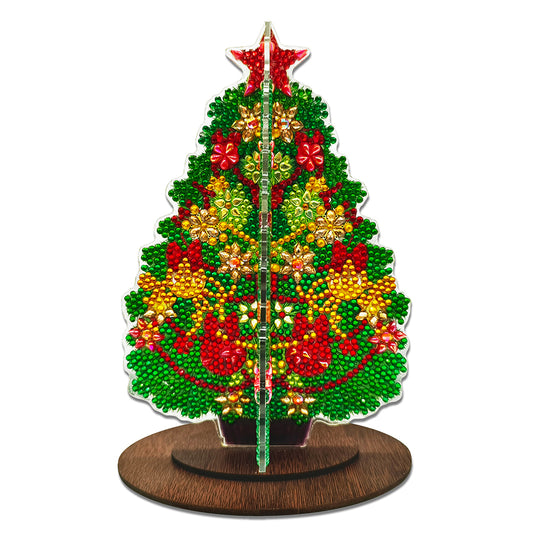 DIY Table Ornament Art Crafts Christmas Tree Mini Home Decoration (BJP802)