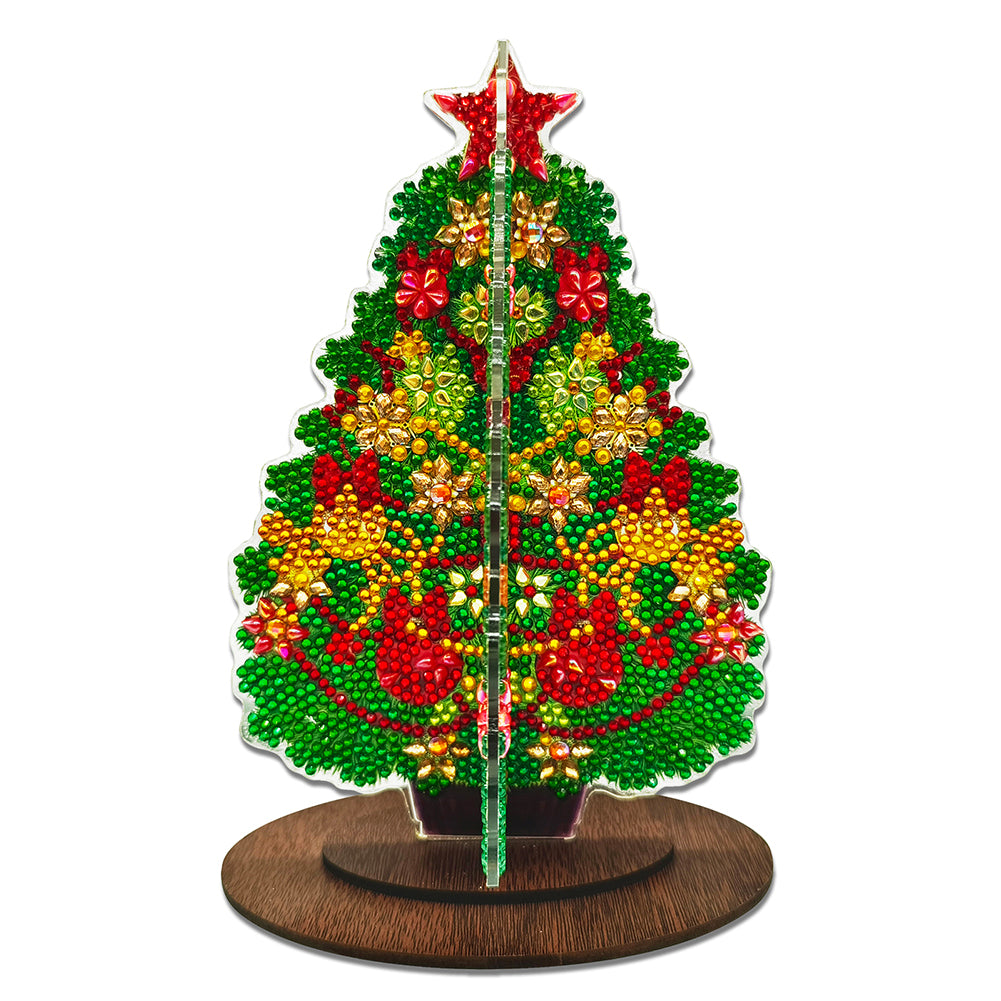 DIY Table Ornament Art Crafts Christmas Tree Mini Home Decoration (BJP802)