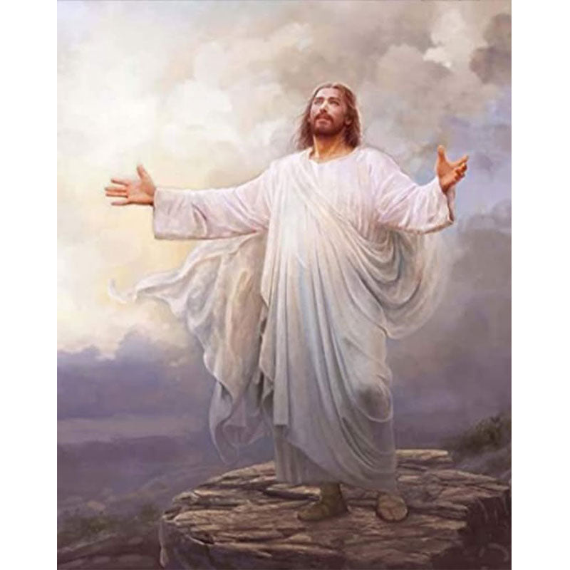 Diamond Painting - Full Round - pray jesus (30*40CM)