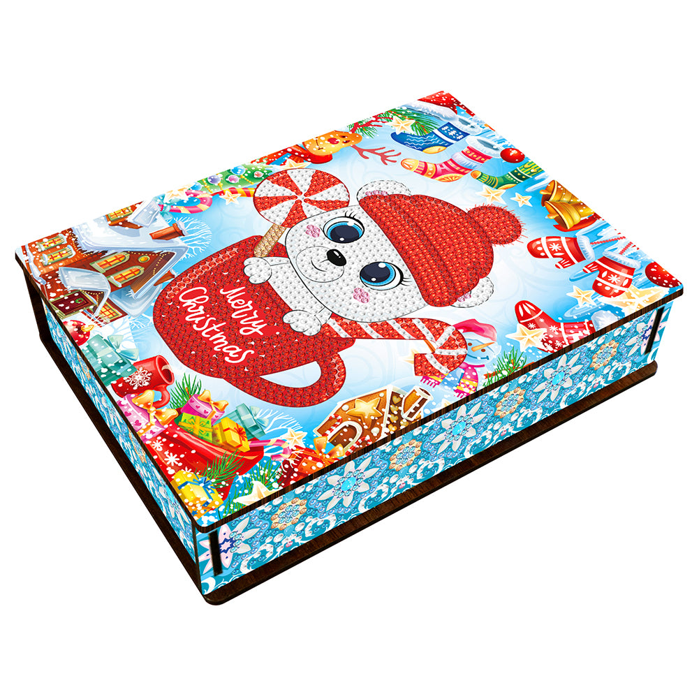 DIY Collectables Box Handmade with Lids Gift Box for Xmas Holiday (MH08)