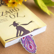 Load image into Gallery viewer, 6pcs Bookmark Student Gifts 5D DIY Feather Shape for Adults Kids (SQ202)
