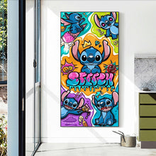 Load image into Gallery viewer, Diamond Painting - Full Round - Cartoon Stitch (40*80CM)
