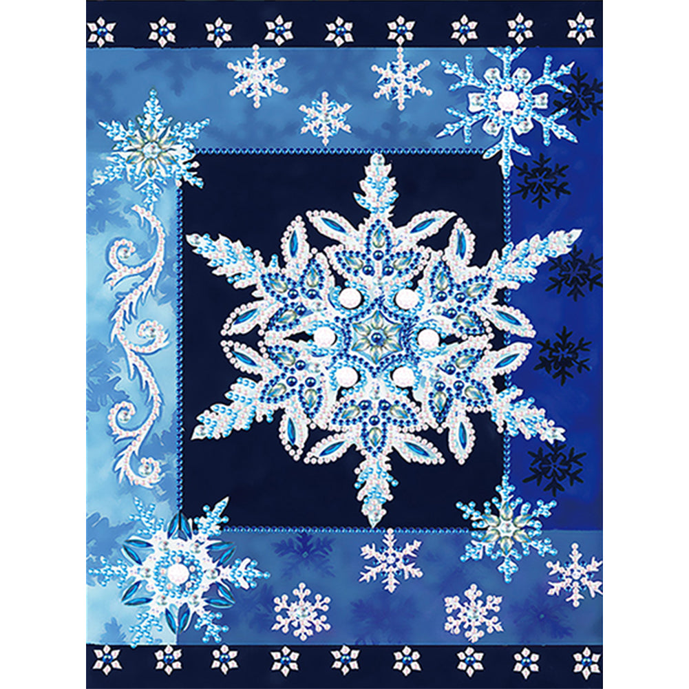 Diamond Painting - Partial Special Shaped - Christmas atmosphere (30*40CM)