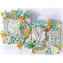 Load image into Gallery viewer, Diamond Painting - Partial Special Shaped - love (40*30CM)
