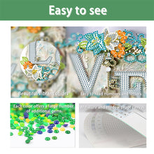 Load image into Gallery viewer, Diamond Painting - Partial Special Shaped - love (40*30CM)
