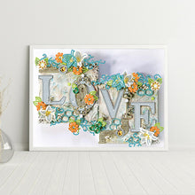 Load image into Gallery viewer, Diamond Painting - Partial Special Shaped - love (40*30CM)
