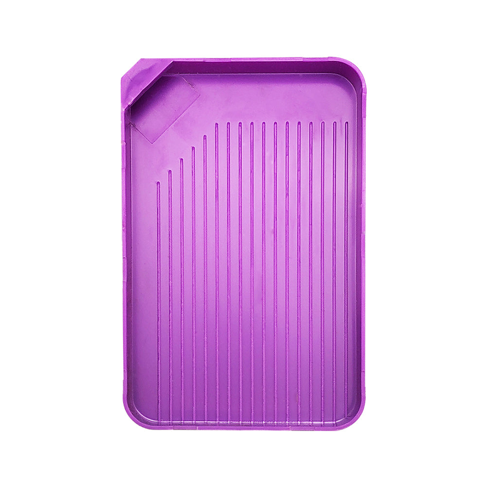Diamonds Painting Tray Handmade Purple Funnel Plate Single Tool Accessories (1)