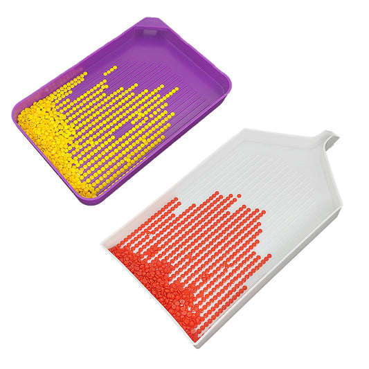 Funnel Tray Large Cusp Disc 5D DIY Diamonds Painting Tray Tool Accessories (3)