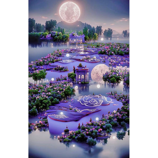 Diamond Painting - Full Round - Garden Villa (40*60CM)