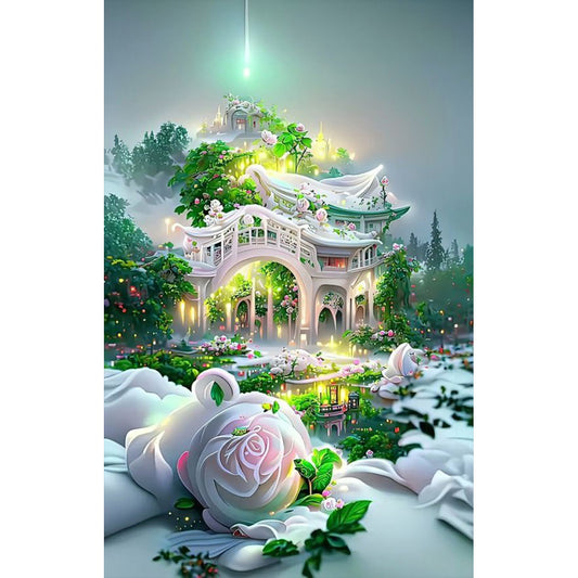 Diamond Painting - Full Round - Garden Villa (40*60CM)