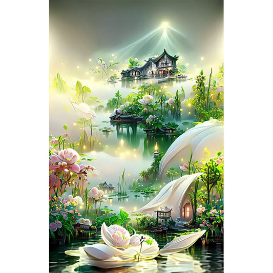 Diamond Painting - Full Round - Garden Villa (40*60CM)