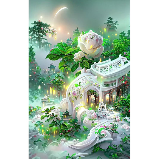 Diamond Painting - Full Round - Garden Villa (40*60CM)