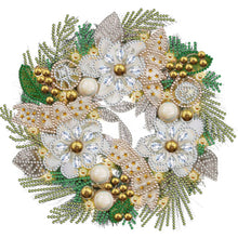 Load image into Gallery viewer, Diamond Painting - Partial Special Shaped - christmas wreath (30*30CM)
