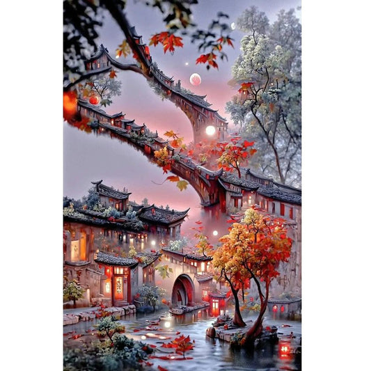 Diamond Painting - Full Round - flower manor (40*60CM)