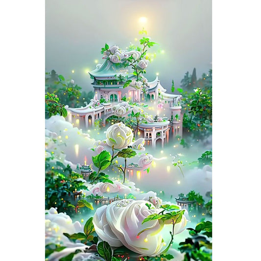 Diamond Painting - Full Round - flower manor (40*60CM)