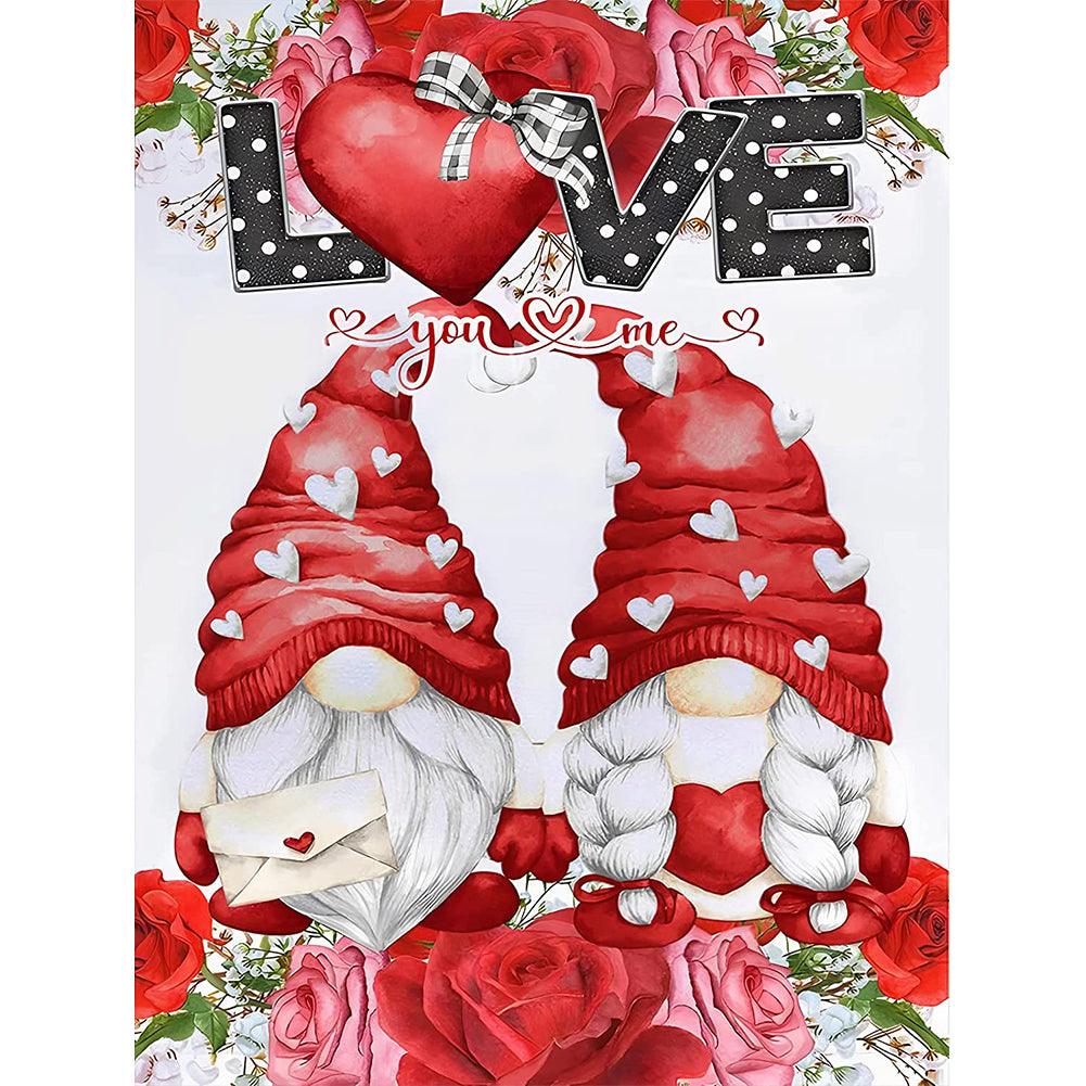 Diamond Painting - Full Round - Valentine's Goblin (30*40CM)