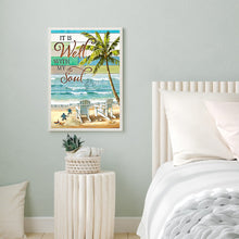 Load image into Gallery viewer, Diamond Painting - Full Round - beach chairs (30*40CM)
