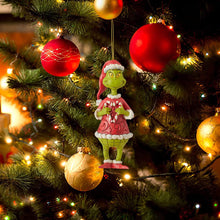 Load image into Gallery viewer, Christmas Green Elf Doll Decoration Pendant Cartoon Hanging for Holiday Gift (D)
